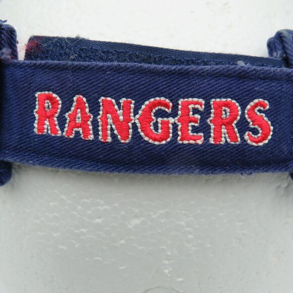 Texas Rangers Hat Nike Adjustable Blue Visor Cap Embroidered Logo MLB Baseball - Picture 6 of 9